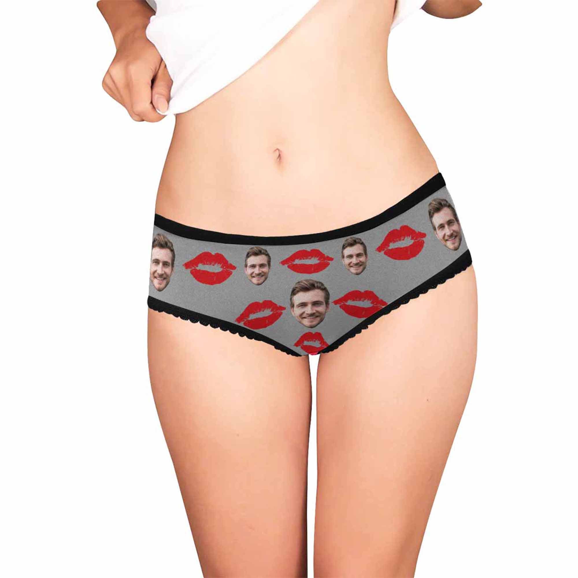 Custom Face Women's Panties Personalized The Whole Face Overall