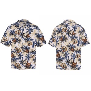 Custom Hawaiian Shirt With Your Photo - Personalized Men's Aloha Shirt Tropical Design - View #10