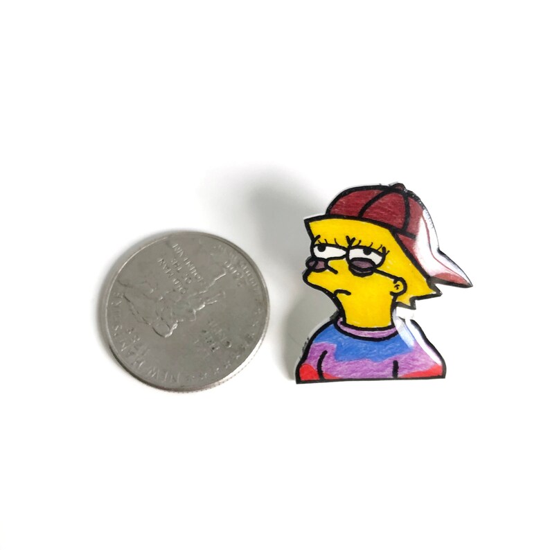 Lisa Simpson Hippie Pin