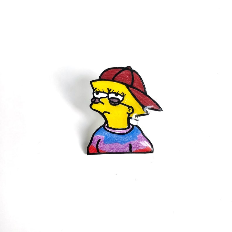 Lisa Simpson Hippie Pin