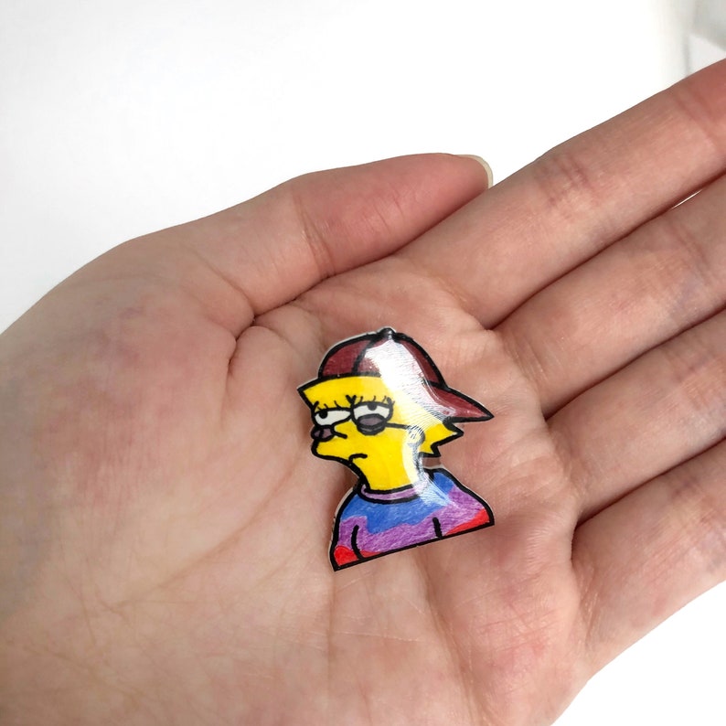 Lisa Simpson Hippie Pin