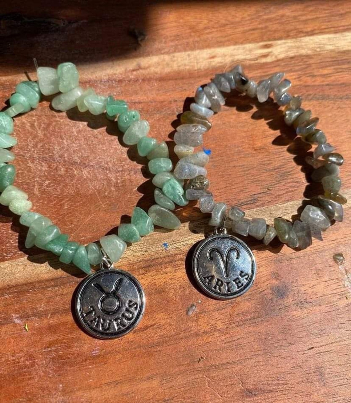 Zodiac crystal charm bracelets Etsy