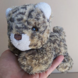 Leopard plush. Vintage Trudi. Leopard baby cutest wild animal plush. Baby Leopard vintage plush