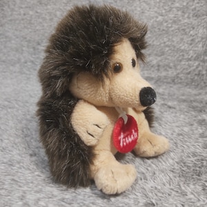 Igel Plüsch. Vintage Igel Stofftier Plüsch. Igel Vintage Plüsch. Igel Trudi Italien