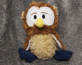 Owl plush. Stuffed owl. Stuffed animal owl plush