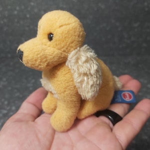 Beige Cocker Spaniel plush Trudi vintage Plush puppy dog Trudi Sweet Collection Small Cocker Spaniel stuffed animal vintage Spaniel Keychain