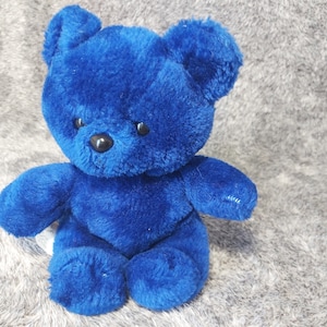 Royal blue teddy bear sale