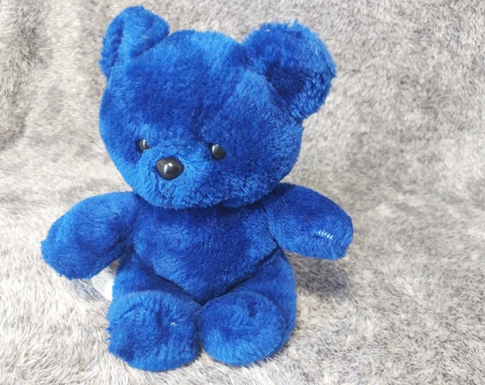 Royal Blue Teddy Bear. Royal Blue Plush Bear. Stuffed Teddy Royal Blue — free download