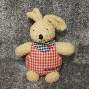 Vintage Plüsch Hase Gute Nacht Baby Spieluhr Wiegenlied Die Spiegelburg. Vintage Plüsch Hase Musik Baby Glocke. Spieluhr Hase Wiegenlied
