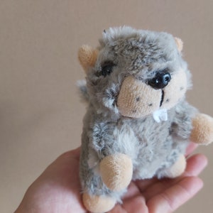 Marmot plush. Stuffed small marmot. Plush Animal marmot. Sweet marmot plush