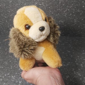 Cocker plush vintage. Spaniel Trudi Vintage cocker stuffed animal. Cocker spaniel puppy. Vintage plush Cocker Spaniel plush puppy dog