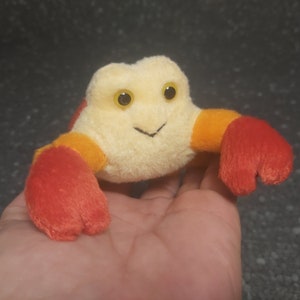 Crab plush vintage. Crab stuffed animal vintage Crab Trudi Sweet Collection. Red Crab vintage plush Crustacean vintage