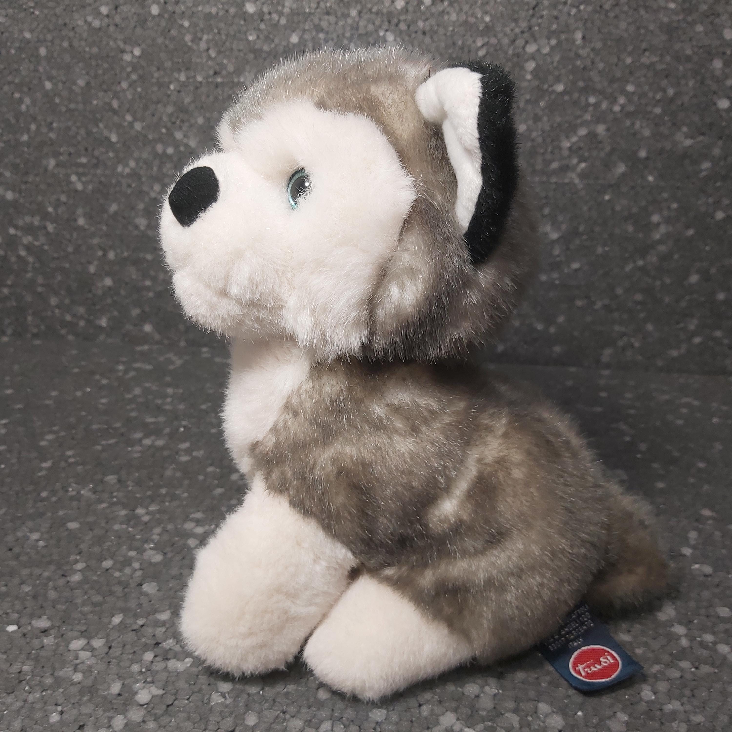 Alaskan Malamute Pluschtrudi. Husky Pluschwelpe Vintage. Husky Kuscheltier. Alaskan Malamute Welpe Hund Siberian Husky Plusch Etsy