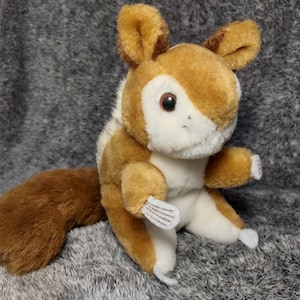 Squirrel plush. Stuffed squirrel. Stuffed animal squirrel plush