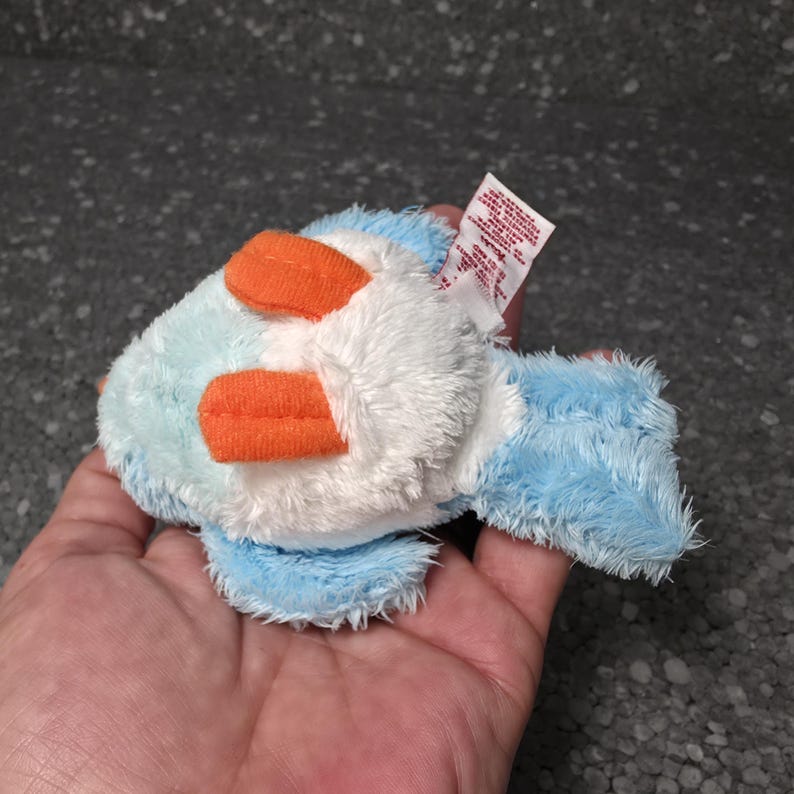 Sky Blue Bird Plush Trudi Vintage. Small Blue Bird Trudi Sweet ...