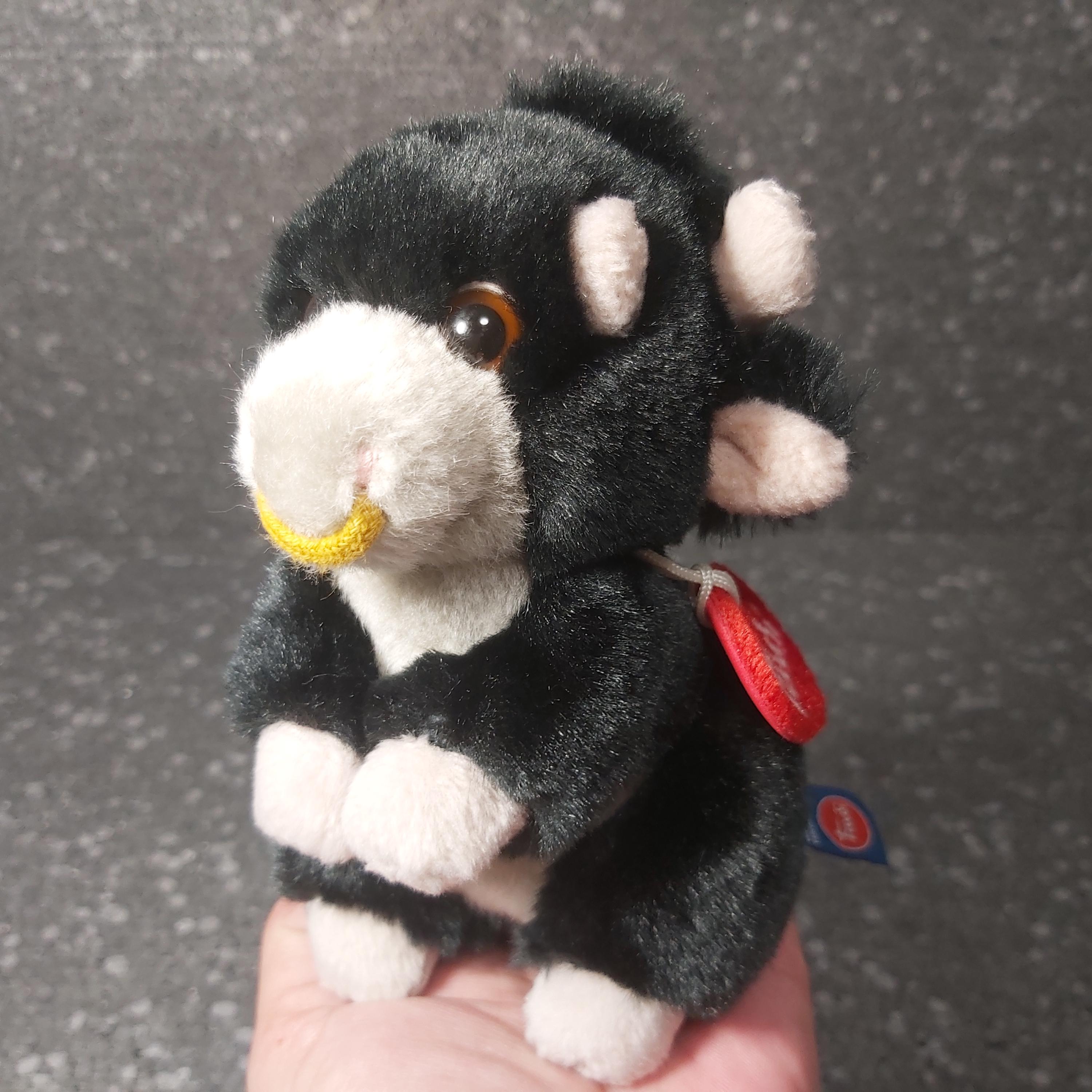 Black Bull Plush Toy Etsy