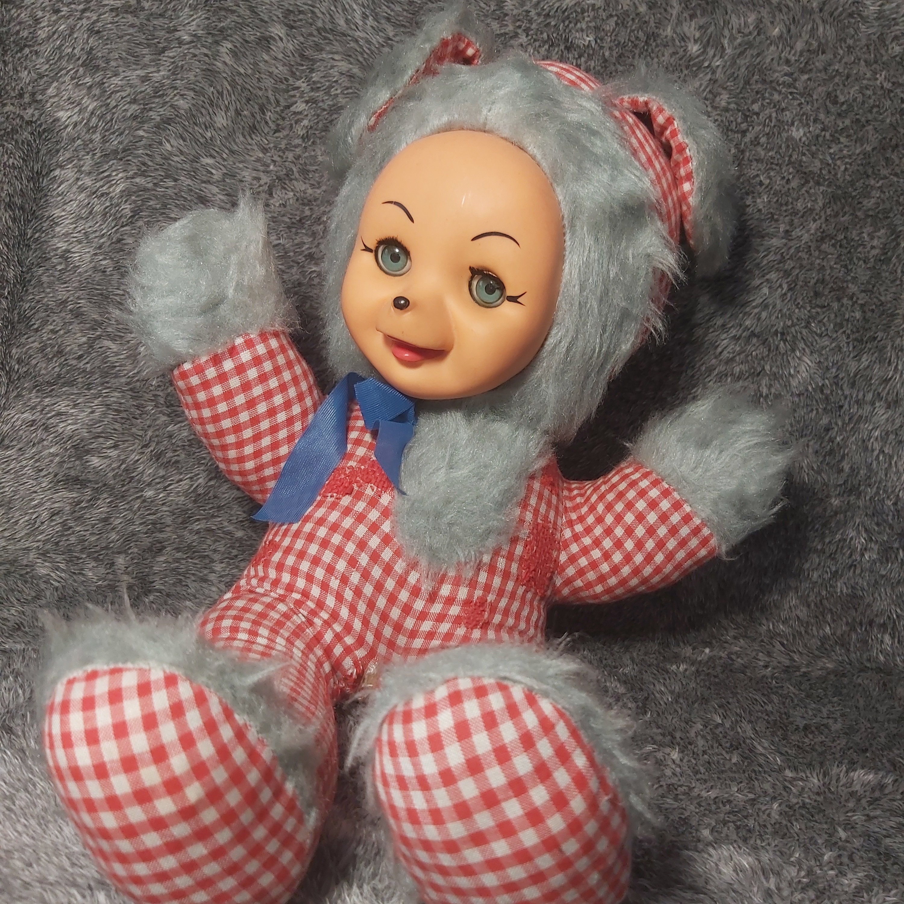 Vintage Japan 1970s Squirrel Mascot Rico-chan Sofubi Figure