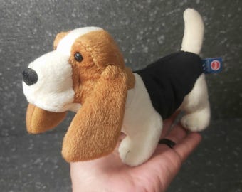 ヴィンテージ バセットハウンド ハンドパペット ぬいぐるみ - Etsy 日本