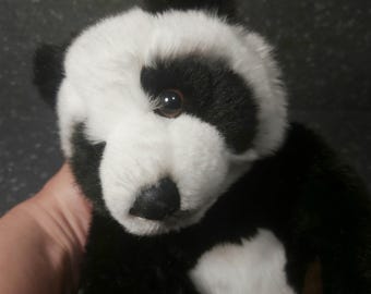 大きなパンダのWWFぬいぐるみ。ヴィンテージパンダのぬいぐるみ