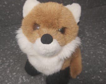Peluche volpe cieca da un occhio. Peluche volpe realistica. Trudi vintage. Peluche volpe. Peluche volpe vintage. Peluche volpe con un occhio solo.