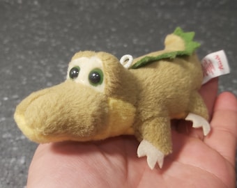 Sand Crocodile plush vintage Crocodile stuffed animal vintage Crocodile Trudi Sweet Collection Crocodile vintage plush reptile vintage plush