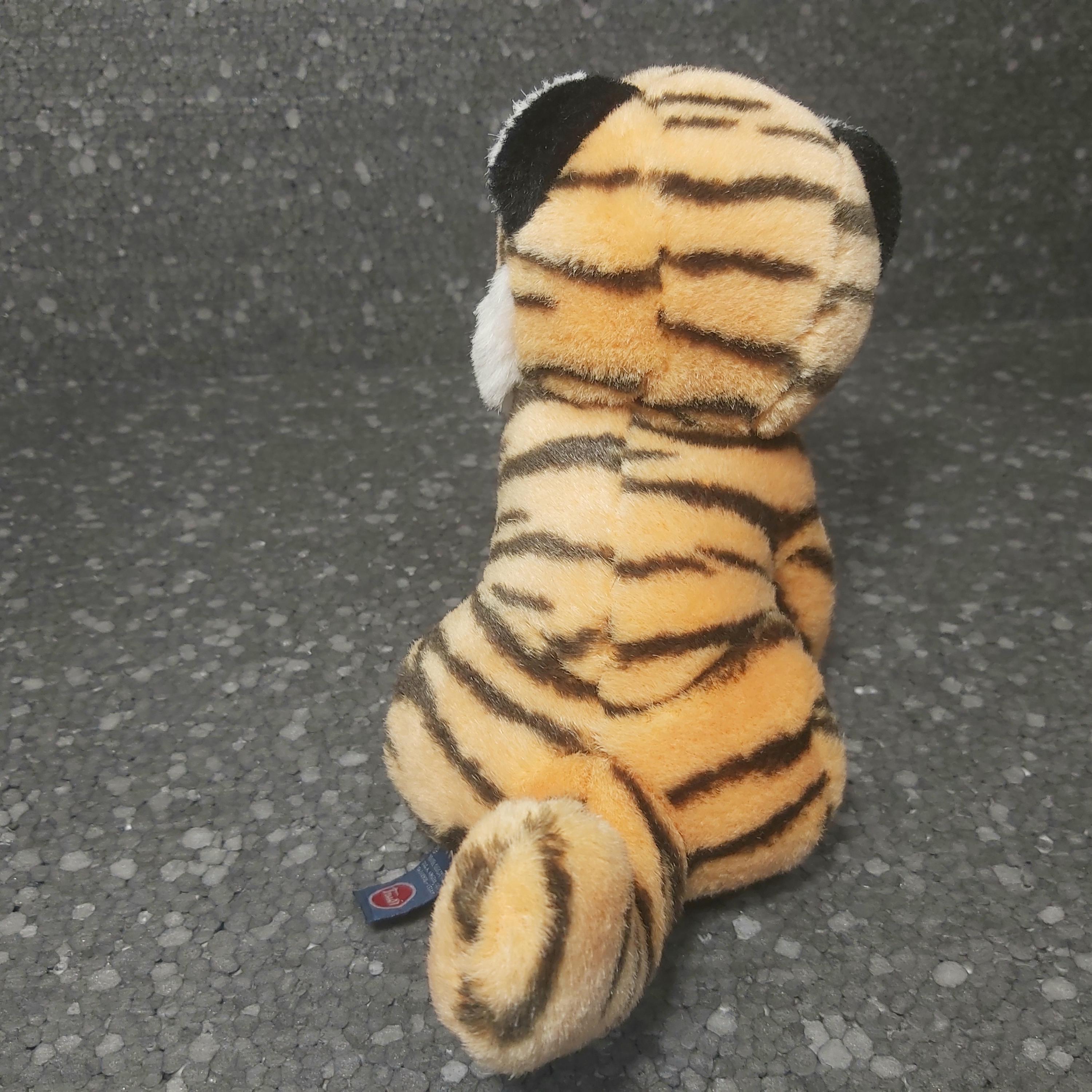 ヴィンテージのトラのぬいぐるみ。トラのトゥルーディーニ