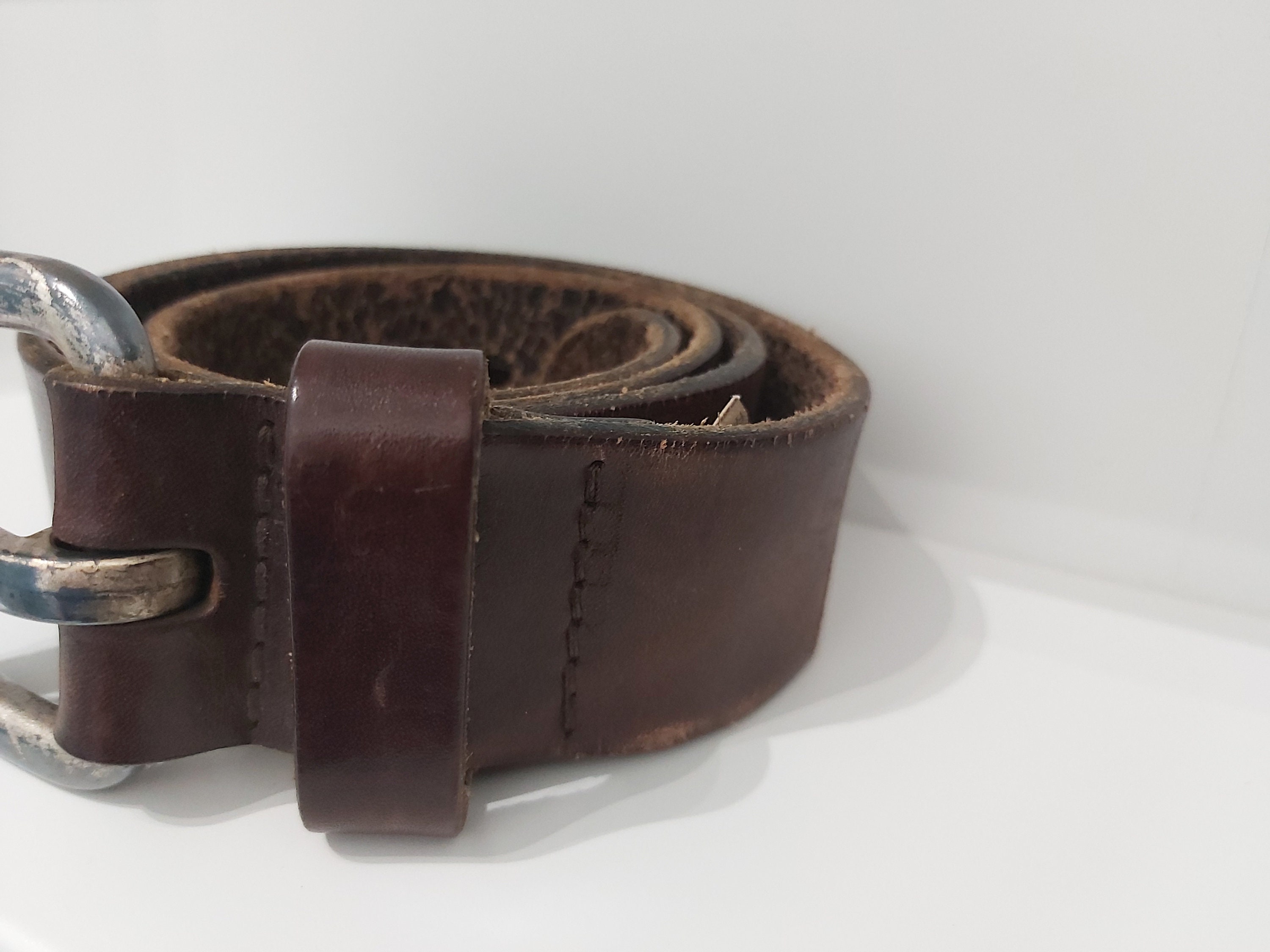 Levi's Vintage Clothing Lvc Brown Leather Belt Remova… - Gem