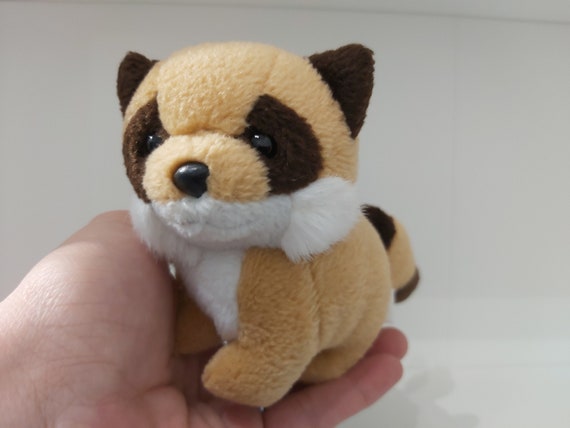 small raccoon stuffed animal