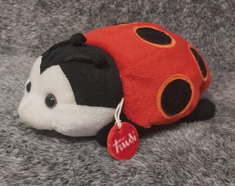 てんとう虫のぬいぐるみ。ヴィンテージのトゥルーディ。てんとう虫の