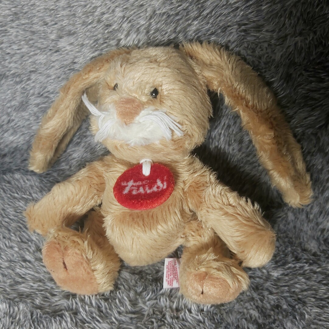 Small Bunny Ben by Trudi. Plush Rabbit Ben. Trudi Plushies - Etsy