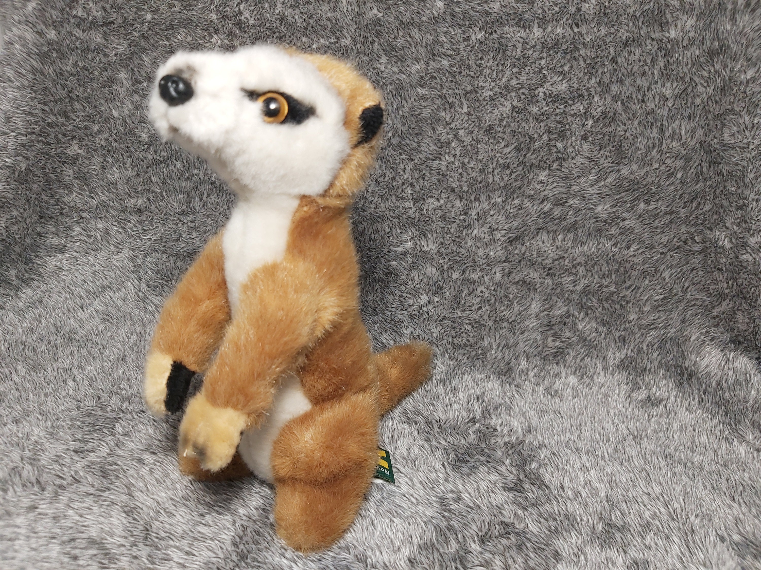 Peluche Teddy-Hermann Suricato In Piedi 29 Cm - Animale Di Pezza 92655 - Morbido E Realistico, Nuovo