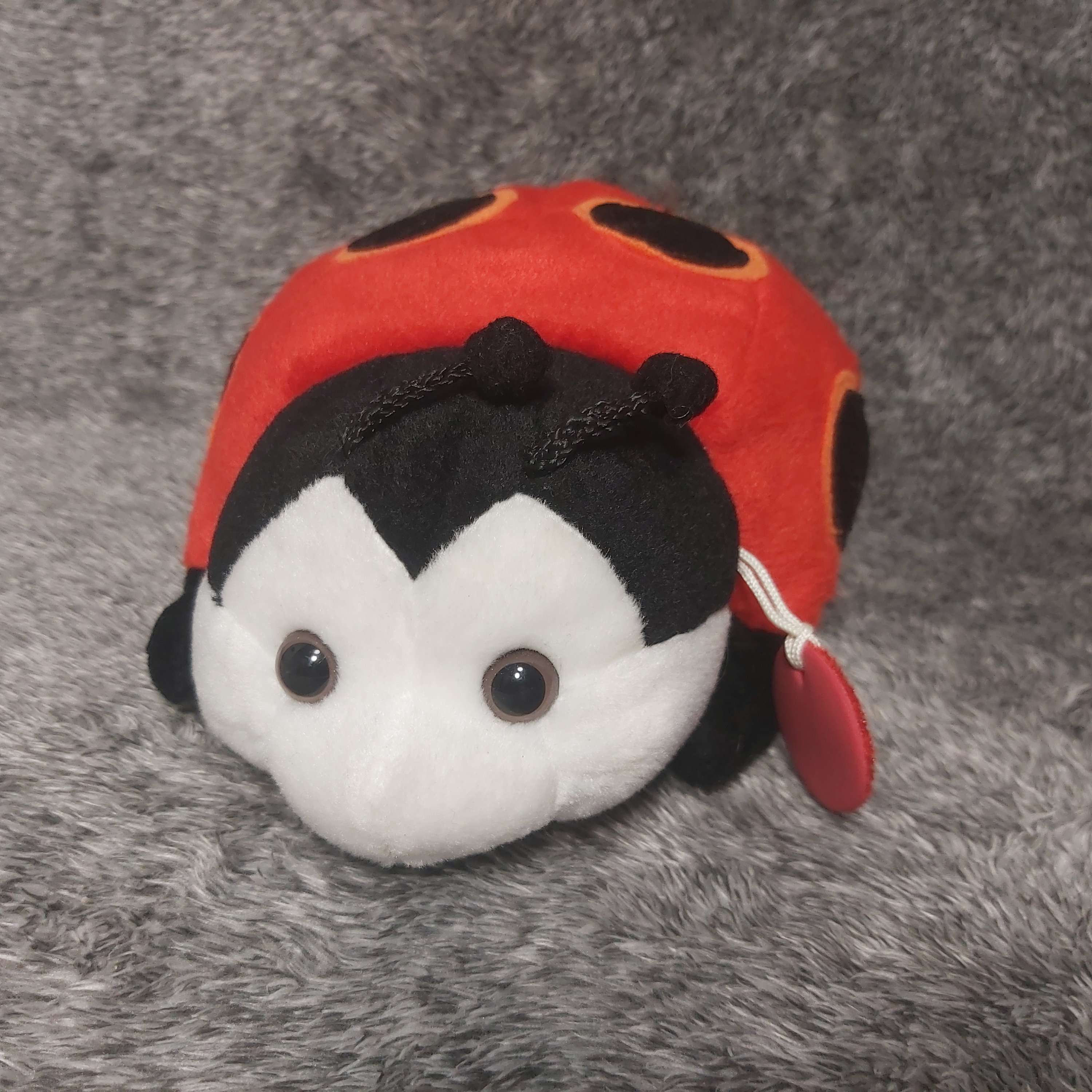 てんとう虫のぬいぐるみ。ヴィンテージのトゥルーディ。てんとう虫の