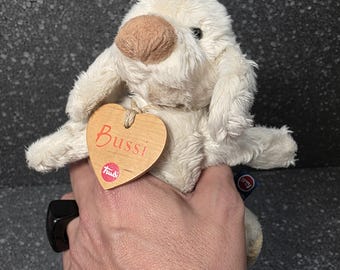 trudi bussi ぬいぐるみ ウサギ　トルディ　ブッシ Trudi Bussiのカーリーバニー。ヴィンテージのウサギのぬいぐるみ