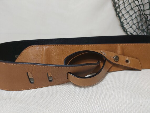 Etienne Aigner Belt Sash. Vintage Camel Womens Belt Sash  display picture 1