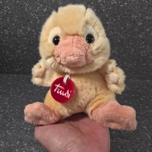 Eendje pluche vintage. Trudi eendje knuffel vintage Italië. Trudini-eendje. Vintage pluche eendje. Vintage pluche vogel