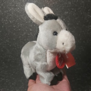 Peluche âne vintage. Âne Trudi. Peluche âne vintage. Âne Trudini. Âne en peluche vintage