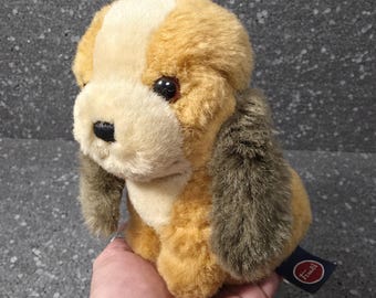 Trudi Bussiのカーリーバニー。ヴィンテージのウサギのぬいぐるみ