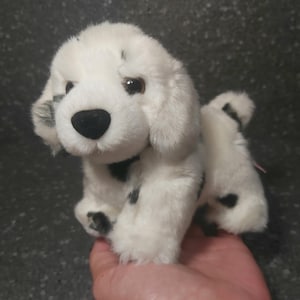 Dalmatian plush vintage. Dalmatian Dog Trudi. Vintage Dalmatian stuffed animal. Trudini Dalmatian. Vintage plush Dalmatian puppy dog