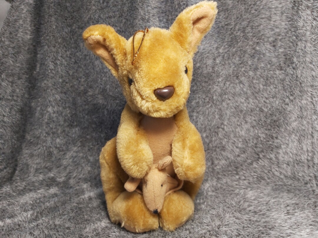 Kangaroo Plush. Stuffed Kangaroo. Stuffed Animal Kangaroo Plush Etsy