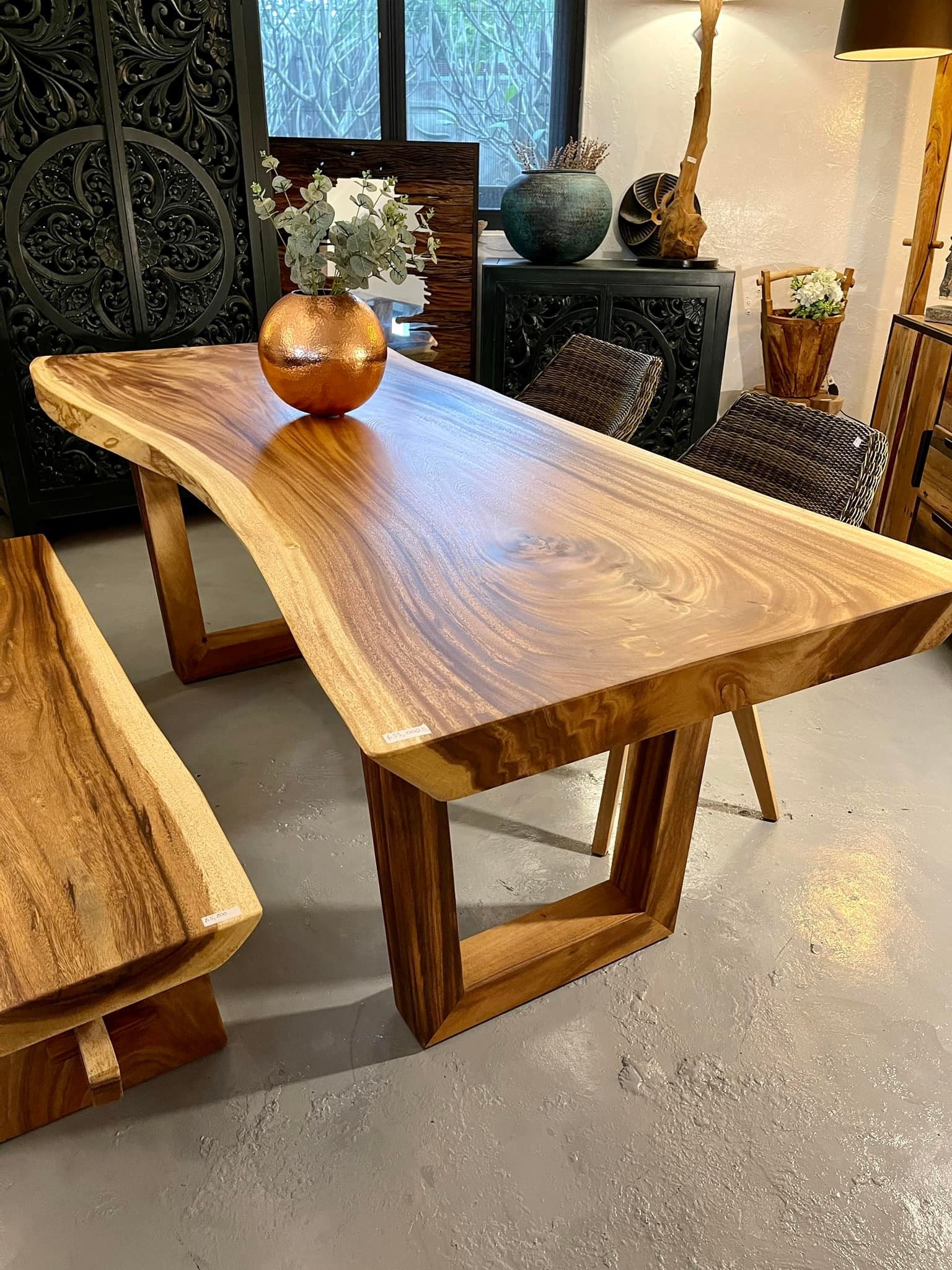Live Edge Dining Table Live Edge Dining Tables Luxury Dining Etsy