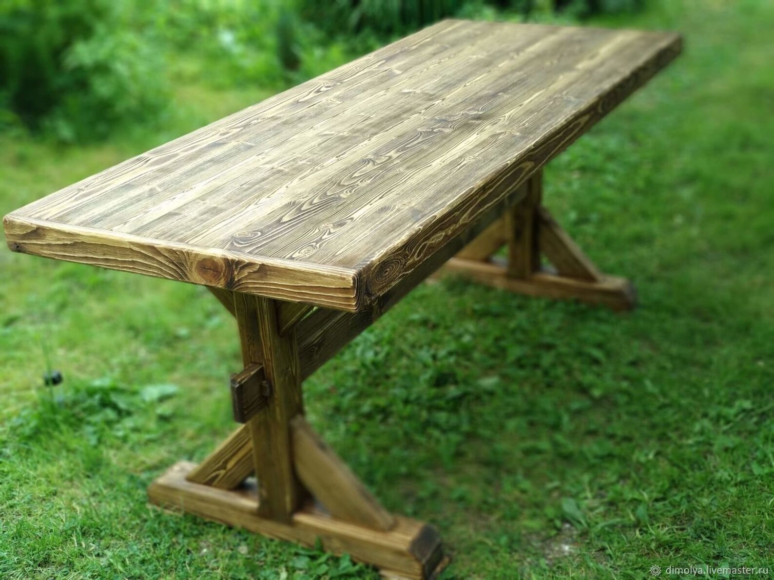 Custom Table Farmhouse Dining Table Rustic Wooden Table Etsy