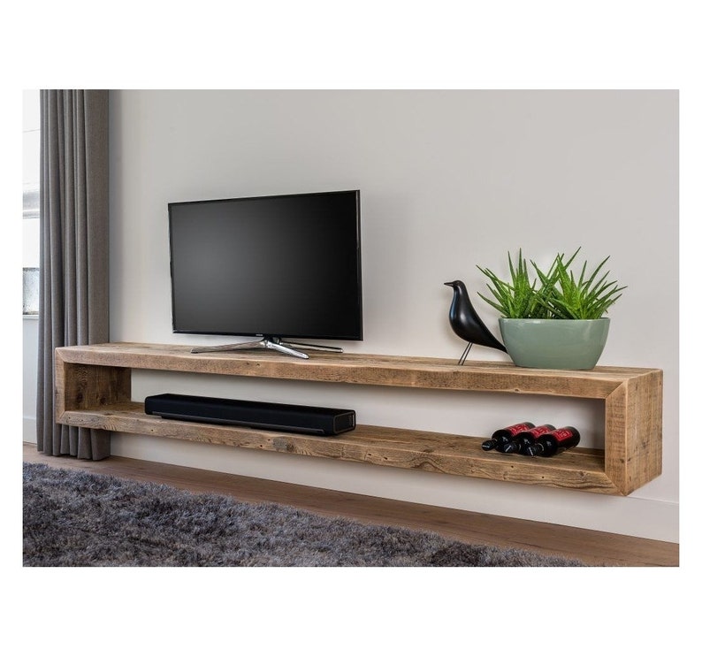 Reclaimed Wood Console Rustic Tv Stand Wooden Tv Console Etsy