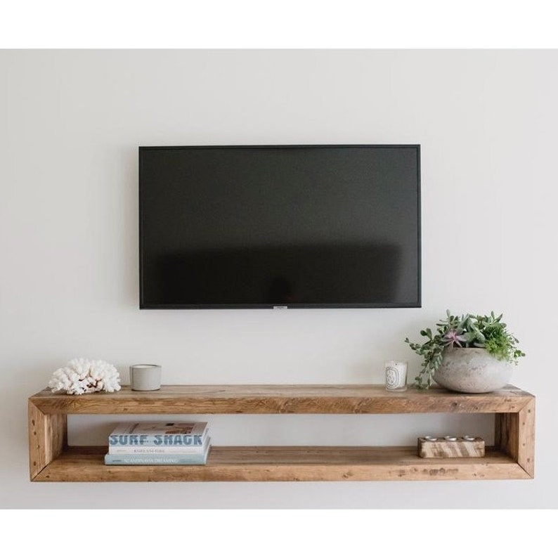 Reclaimed Wood Console Rustic Tv Stand Wooden Tv Console Etsy