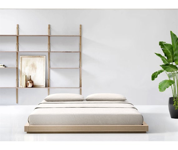 uitzetten rekruut efficiëntie Japans bedframe laag bedframe laag profiel bed Japanse - Etsy Nederland