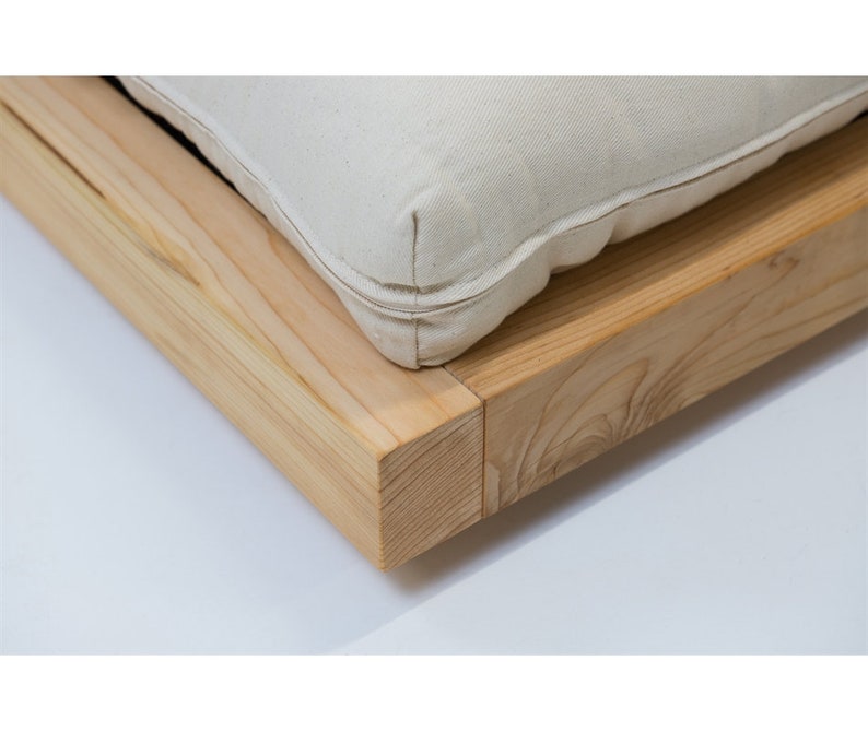 Japanese Bed Frame Low Bed Frame Low Profile Bedjapanese Etsy