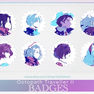 Octopath Traveller II Pins