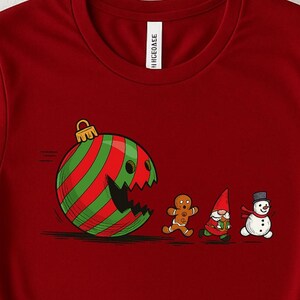 Funny Christmas Ornament Monster shirt, Holiday Cartoon Tee