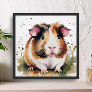 Animal - Guinea pig -  / Cross Stitch PDF Pattern / Instant Download