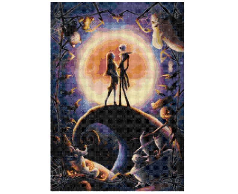 Nightmare Before Christmas / Cross Stitch PDF Pattern / Instant