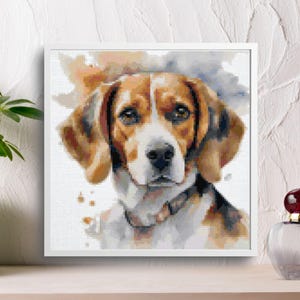Beagle / Dog / Cross Stitch PDF Pattern / Instant Download